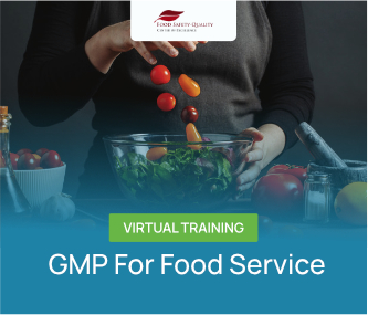 GMP For Food Service/Handler Virtual Training
