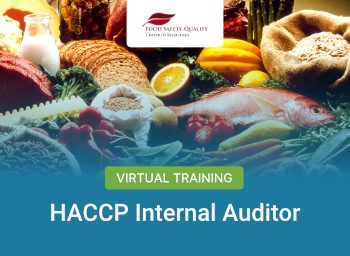 HACCP Internal Auditor Virtual Training